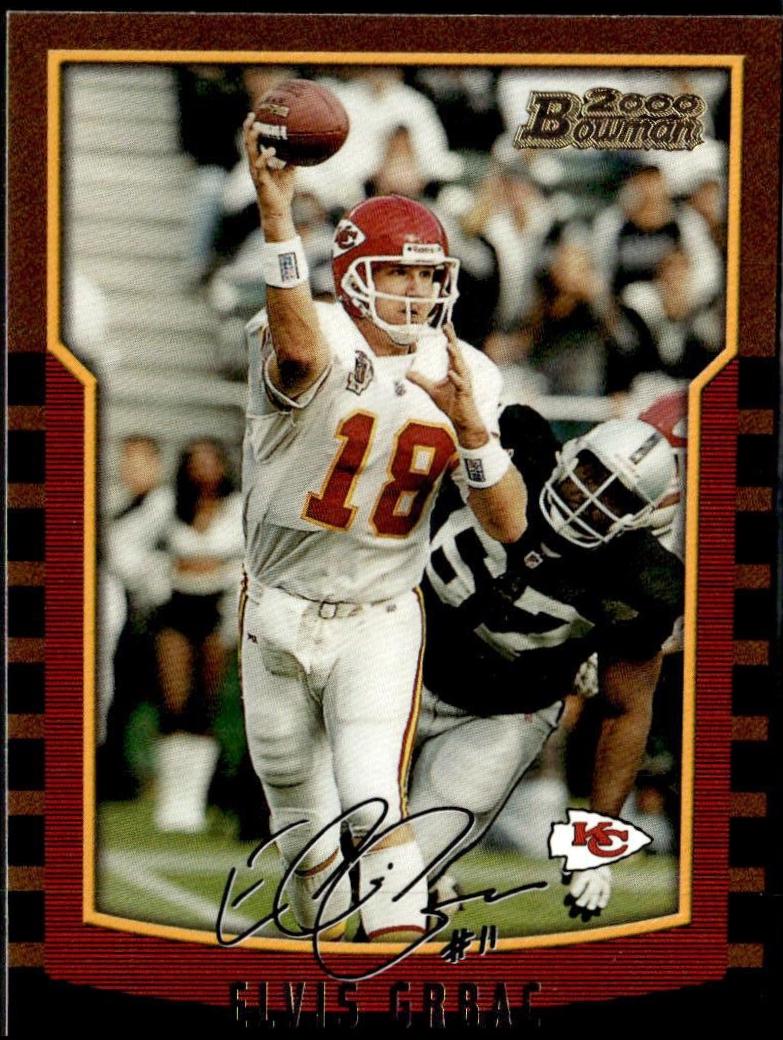 Elvis Grbac #129 2000 Bowman Football