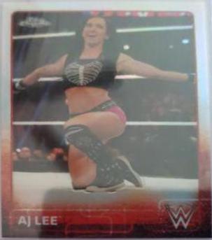 AJ Lee #2 Wrestling Cards 2015 Topps Chrome WWE