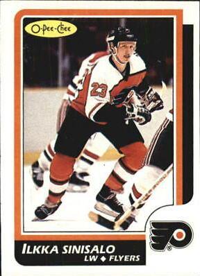 Ilkka Sinisalo #36 Hockey Cards 1986 O-Pee-Chee