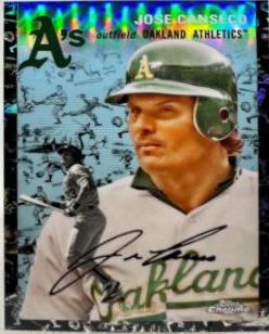 Jose Canseco [Cream Black Refractor] #356