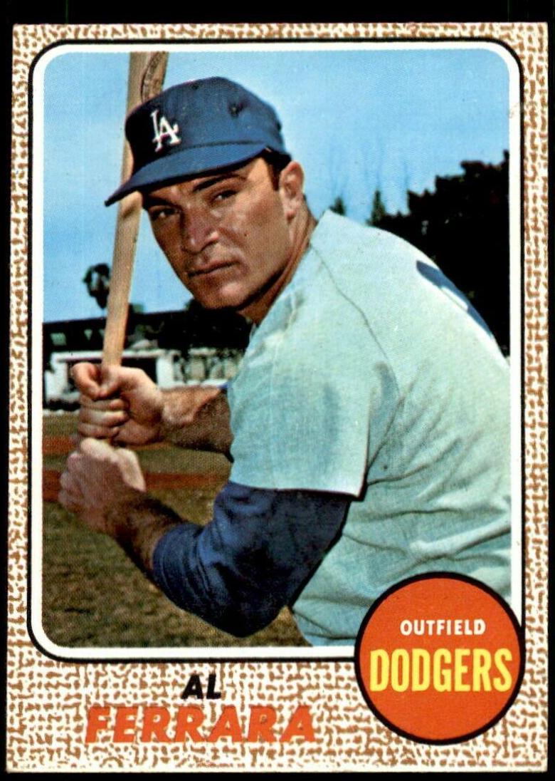 Al Ferrara #34 Baseball Cards 1968 Topps Milton Bradley