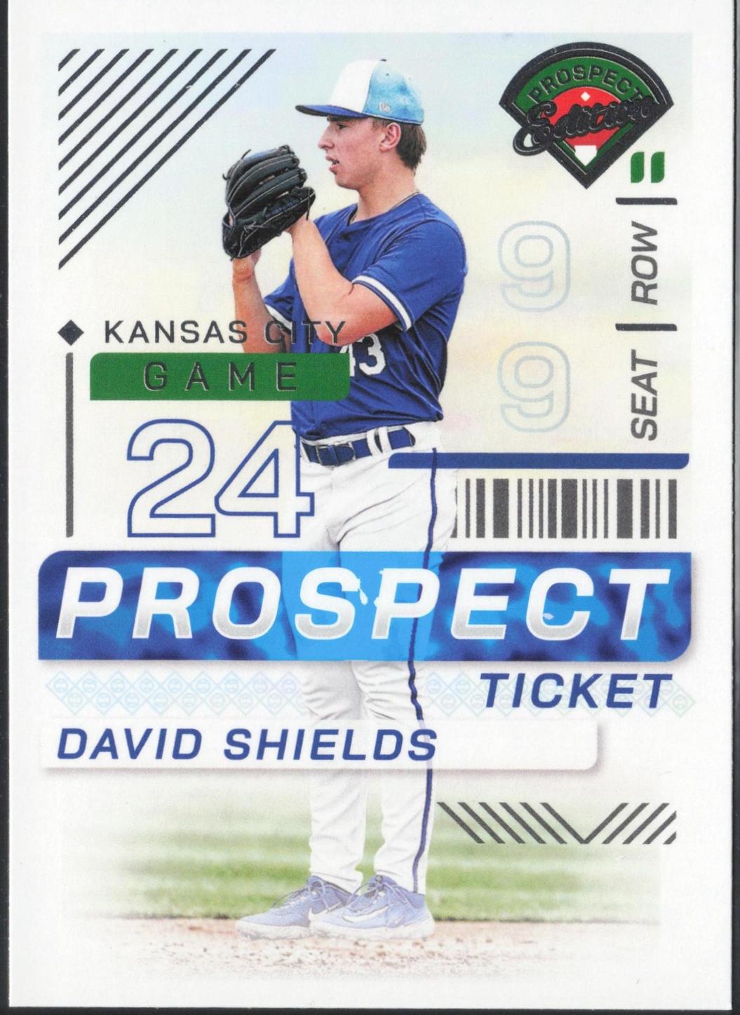 David Shields #138 2024 Panini Prospect Edition Baseball