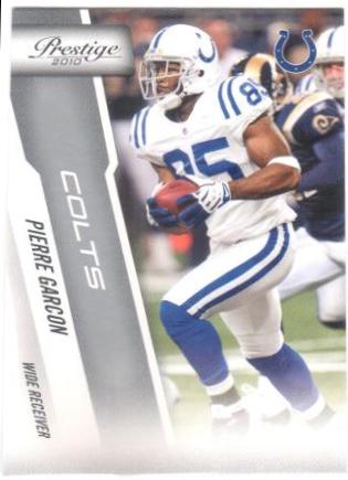 Pierre Garcon #87 2010 Panini Prestige Football