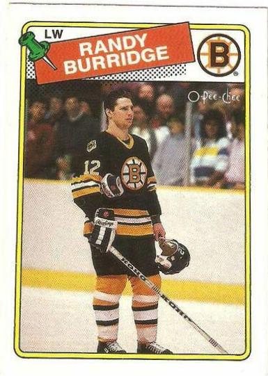 Randy Burridge #33 Hockey Cards 1988 O-Pee-Chee