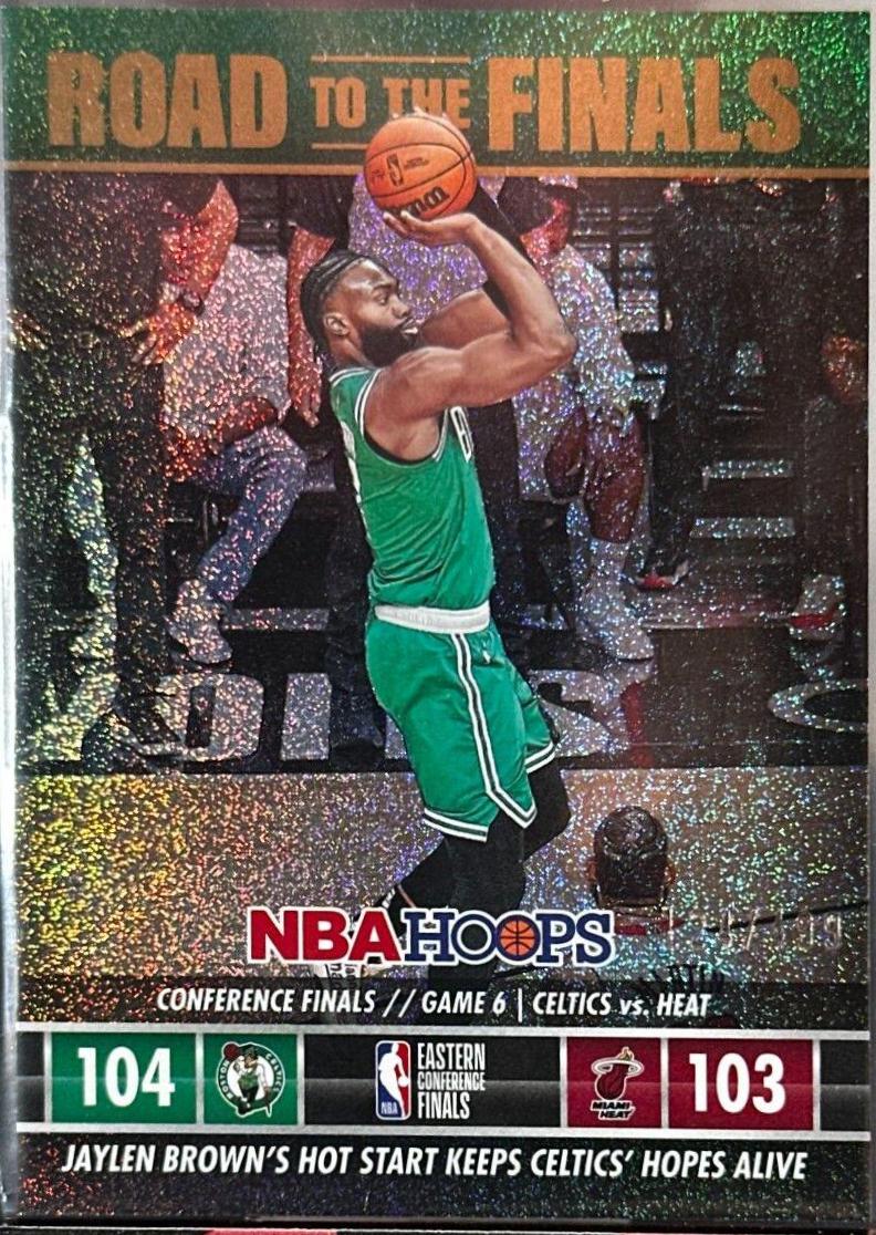 Jaylen Brown #12 Basketball Cards 2023 Panini Hoops Road to the Finals Conference
