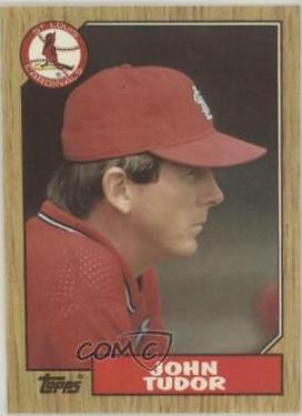 John Tudor #110 Baseball Cards 1987 Topps Tiffany
