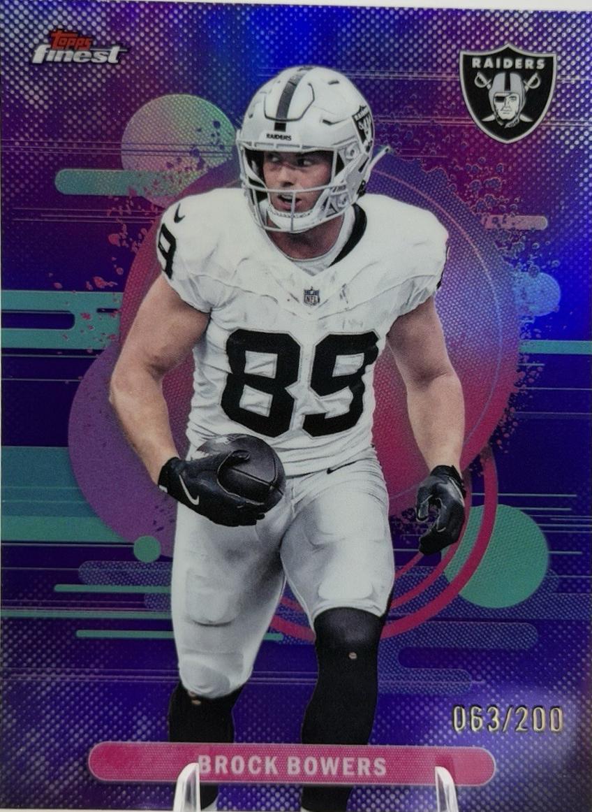 Brock Bowers [Purple Refractor] #182