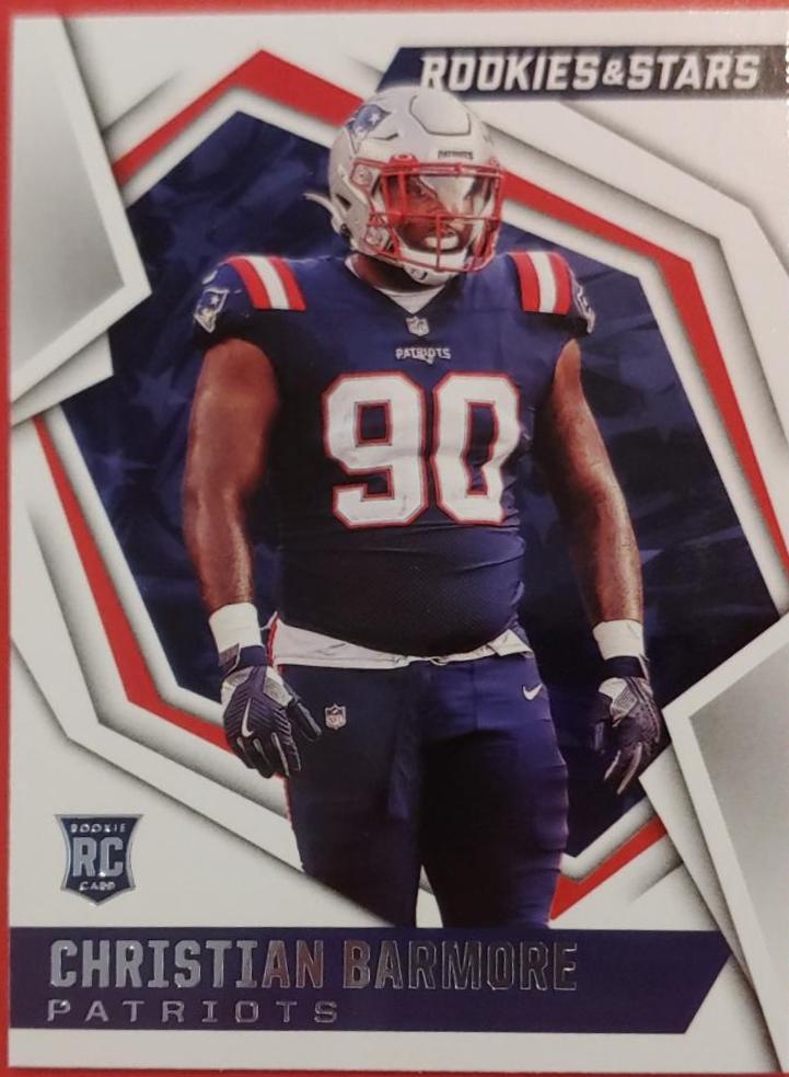 Christian Barmore #156 Football Cards 2021 Panini Rookies and Stars