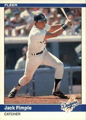 Jack Fimple #99 Baseball Cards 1984 Fleer
