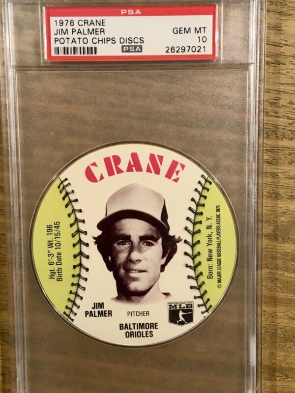 Jim Palmer Baseball Cards 1976 Crane Potato Chips Discs