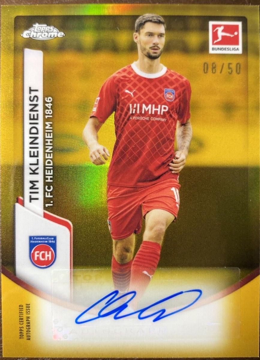 Tim Kleindienst [Gold Refractor] #BCA-TKL