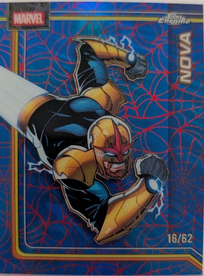 Nova Spider-Web Red/Blue Refractor