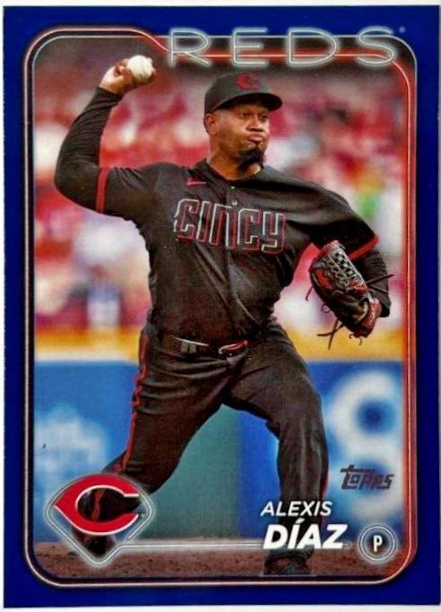 Alexis Diaz [Royal Blue] (2024 Topps)