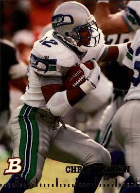 Chris Warren #38 Football Cards 1994 Bowman