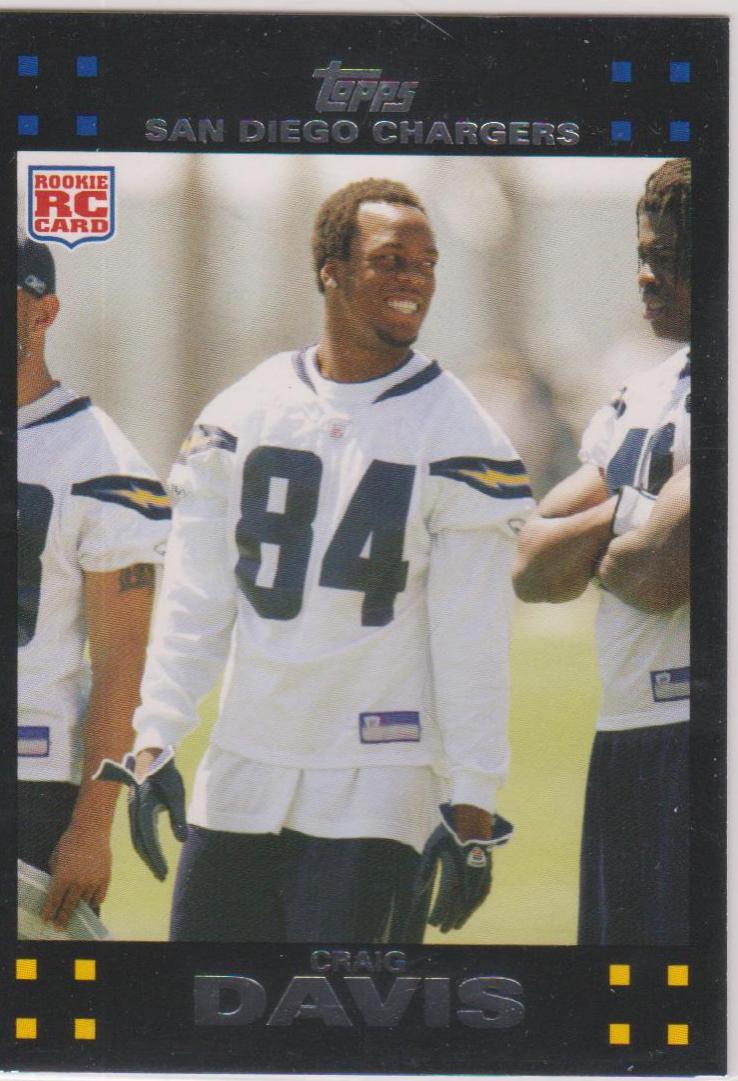 Craig Davis #327 Football Cards 2007 Topps