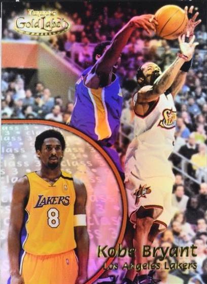 Kobe Bryant #24 Basketball Cards 2000 Topps Gold Label Class 3