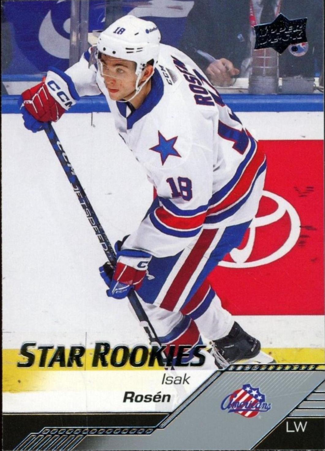 Isak Rosen #118 2022 Upper Deck Ahl Hockey