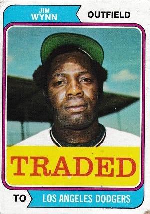 Jim Wynn #43T Baseball Cards 1974 Topps Traded