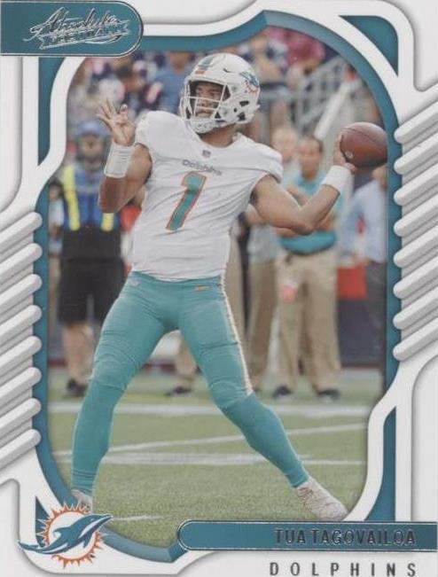 Tua Tagovailoa #50 Football Cards 2022 Panini Absolute