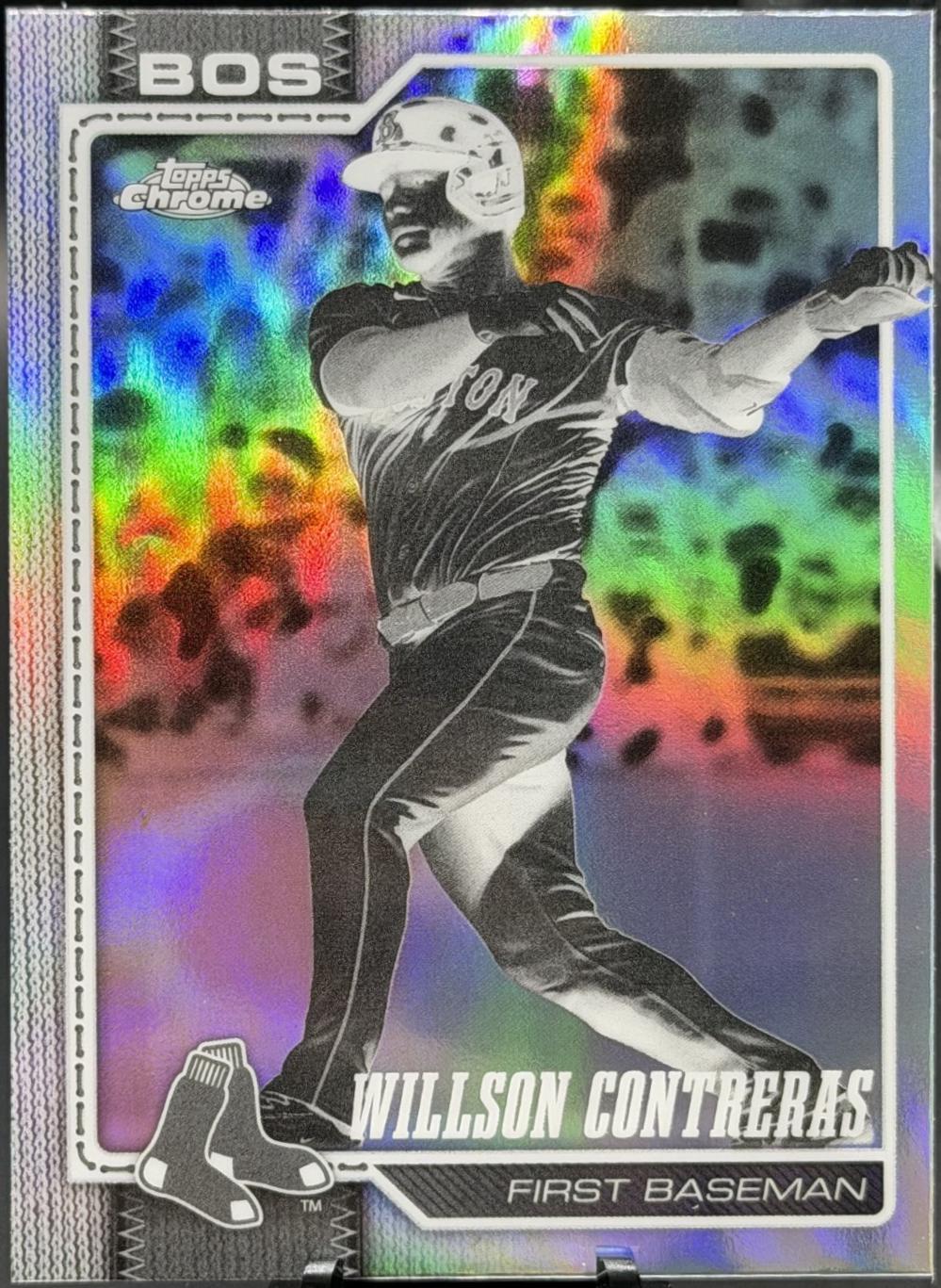 Willson Contreras [Negative Refractor] (2026 Topps Chrome)