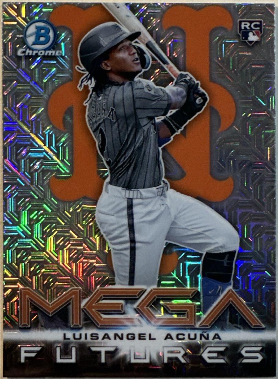 Luisangel Acuna #BMF-9 Baseball Cards 2025 Bowman Mega Futures