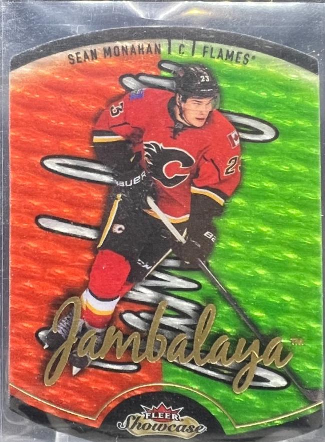 Sean Monahan #30 Hockey Cards 2013 Fleer Showcase Jambalaya