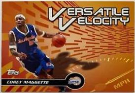 Corey Maggette #VV6 Basketball Cards 2005 Topps Versatile Velocity