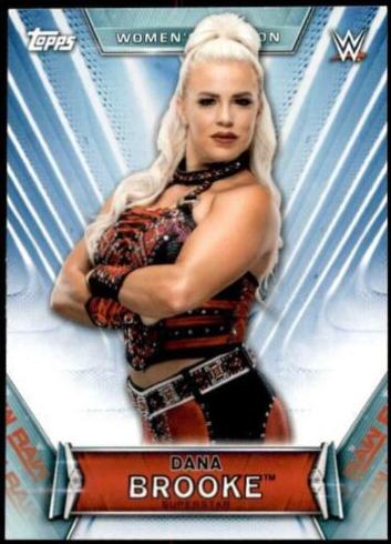 Dana Brooke #4 Wrestling Cards 2019 Topps WWE Women's Division