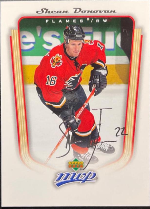 Shean Donovan #60 Hockey Cards 2005 Upper Deck MVP