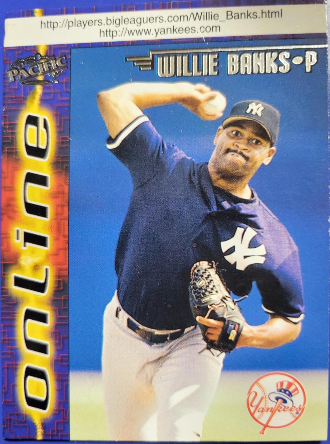 Willie Banks #495 Baseball Cards 1998 Pacific Online