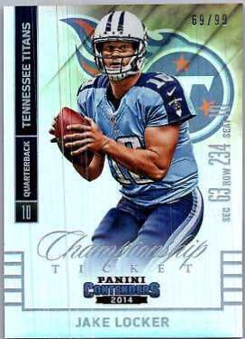 Jake Locker [Championship Ticket] #96