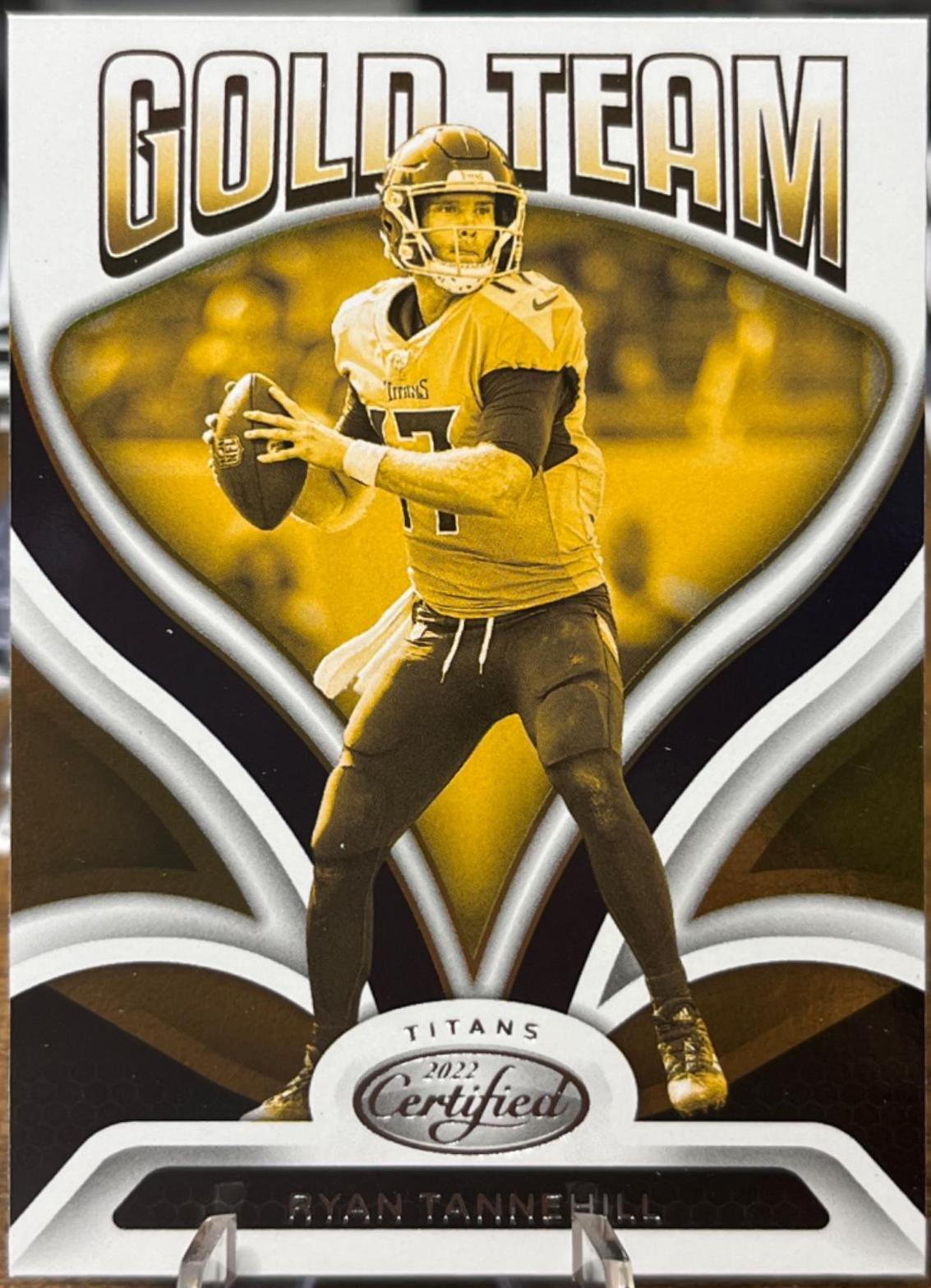 Ryan Tannehill #GT-11 Football Cards 2022 Panini Certified Gold Team