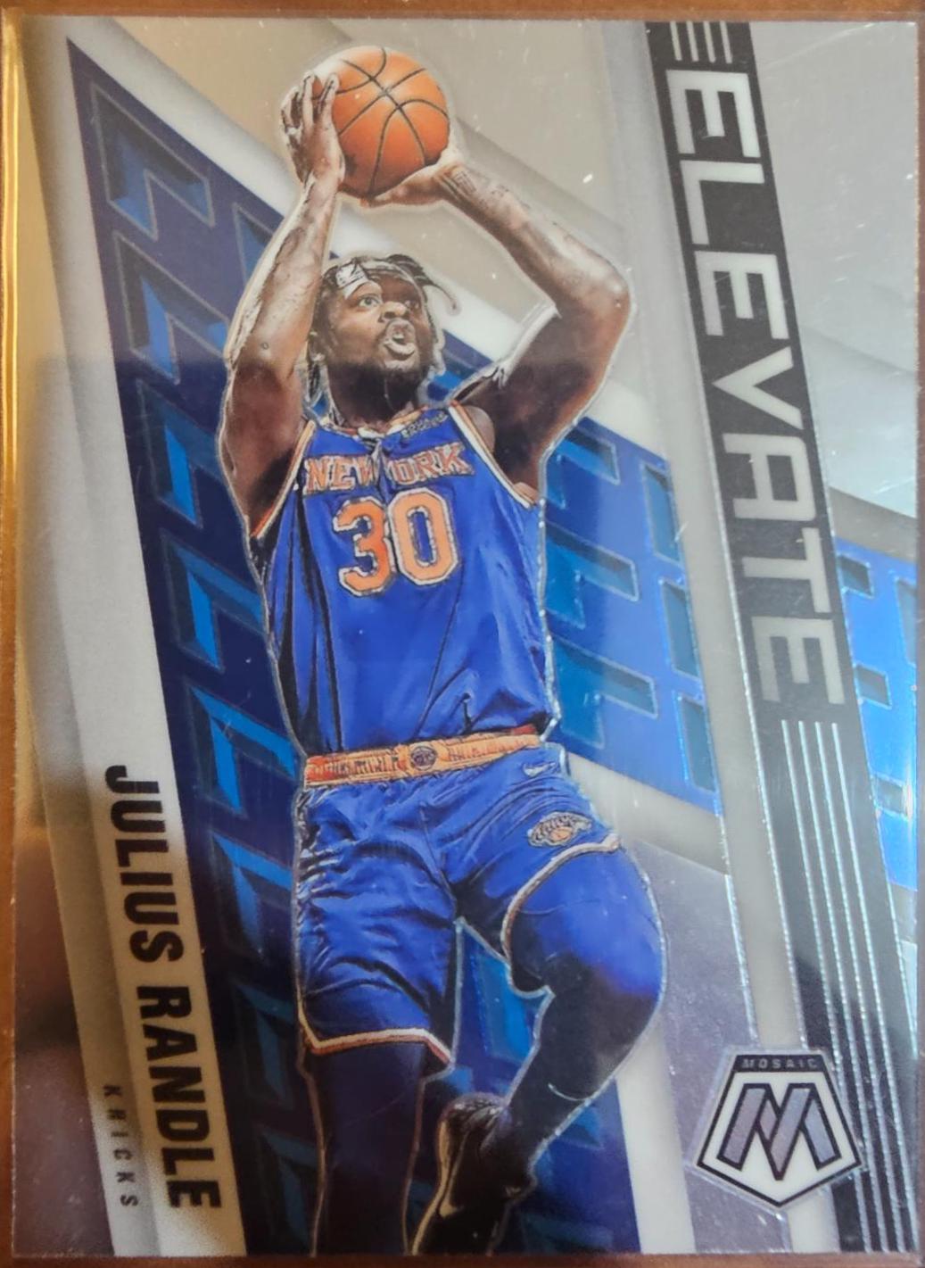 Julius Randle #8 Basketball Cards 2021 Panini Mosaic Elevate