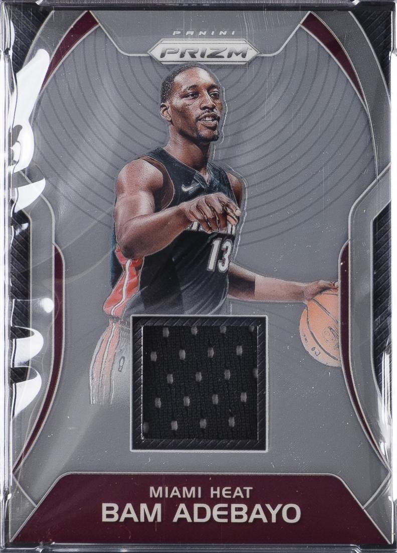 Bam Adebayo #SW-BA Basketball Cards 2017 Panini Prizm Sensational Swatch