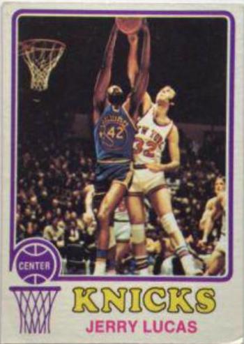 Jerry Lucas #125 Basketball Cards 1973 Topps