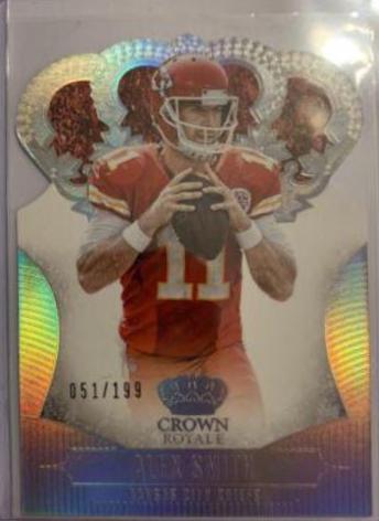 Alex Smith #4 Football Cards 2013 Panini Crown Royale