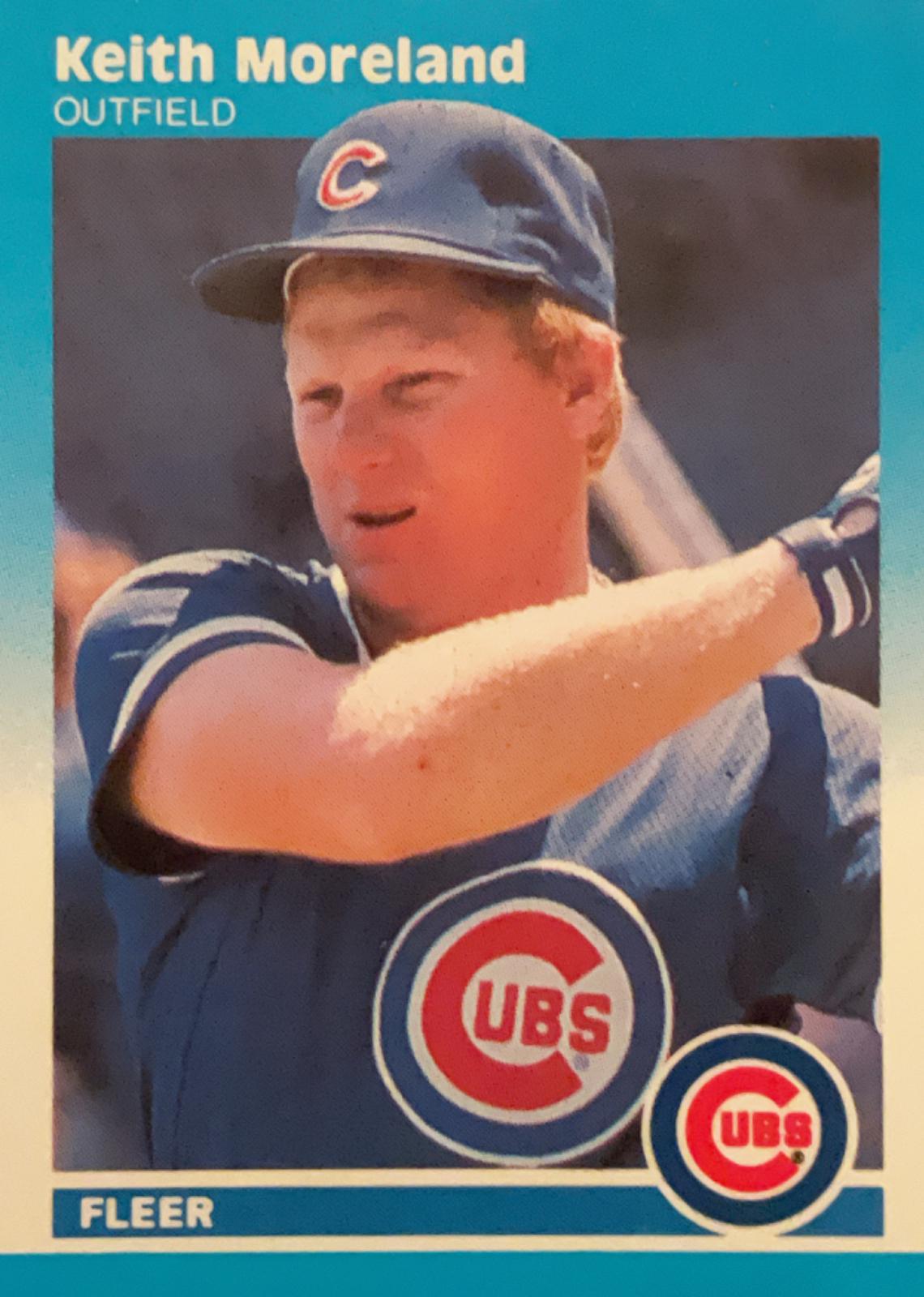 Keith Moreland #69 Baseball Cards 1987 Fleer Mini
