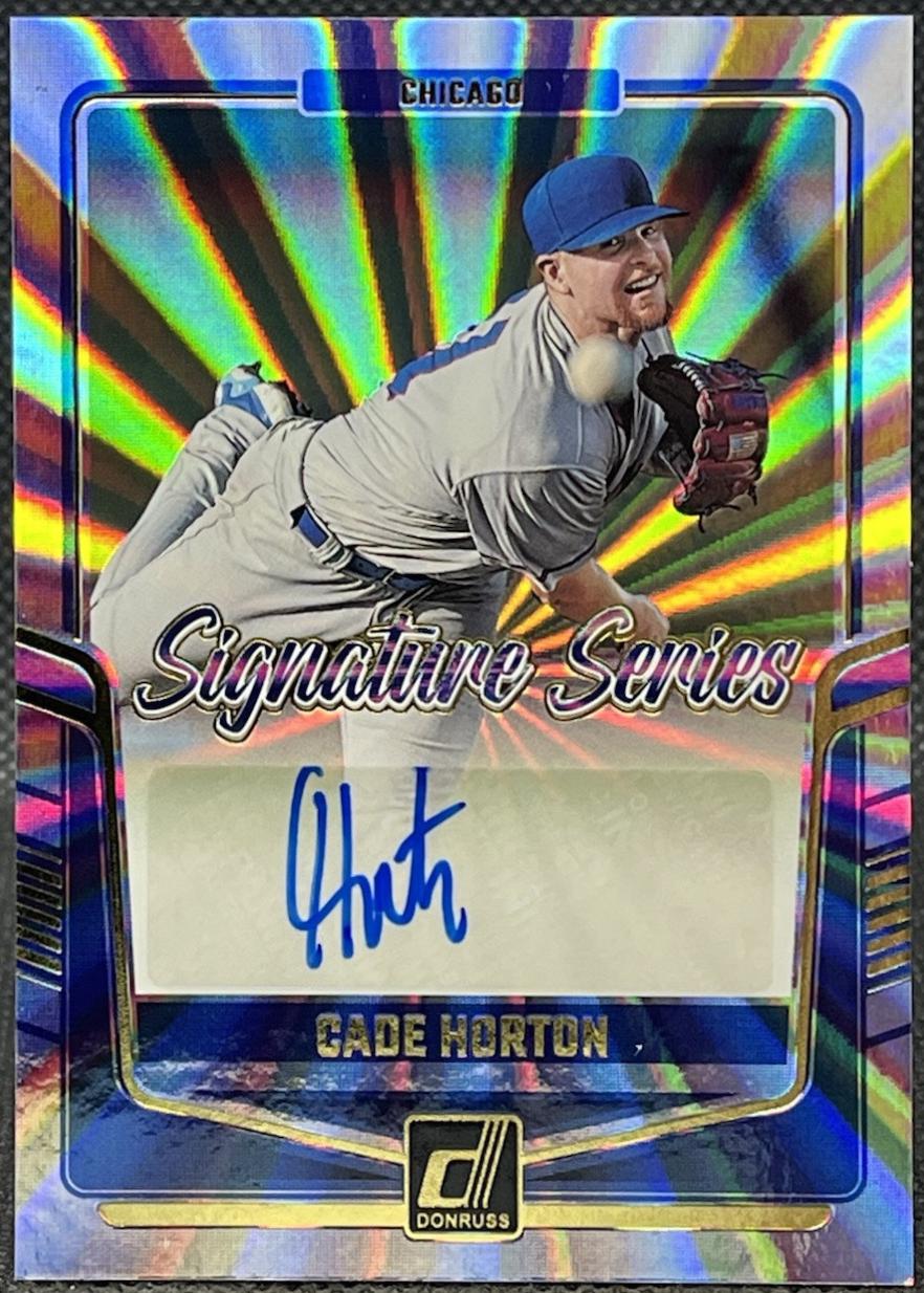 Cade Horton #SS-CH Baseball Cards 2024 Donruss Signature Series