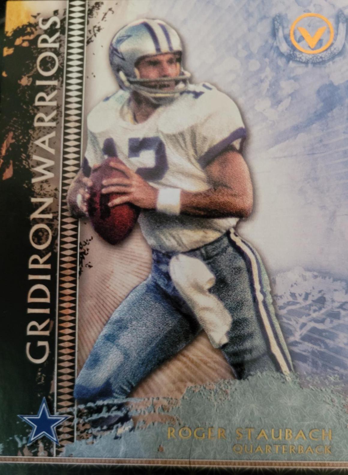 Roger Staubach #GW-RS Football Cards 2015 Topps Valor Gridiron Warriors