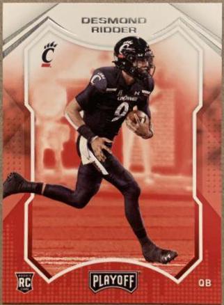 Desmond Ridder #7 Football Cards 2022 Panini Chronicles Draft Picks Playoff