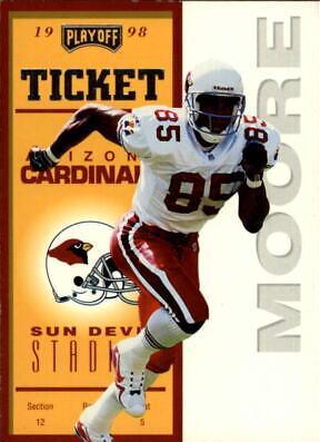 Rob Moore #1 Football Cards 1998 Playoff Contenders Ticket
