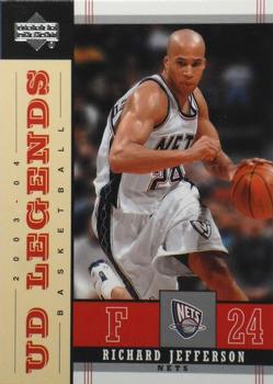 Richard Jefferson #51 Basketball Cards 2003 Upper Deck Legends