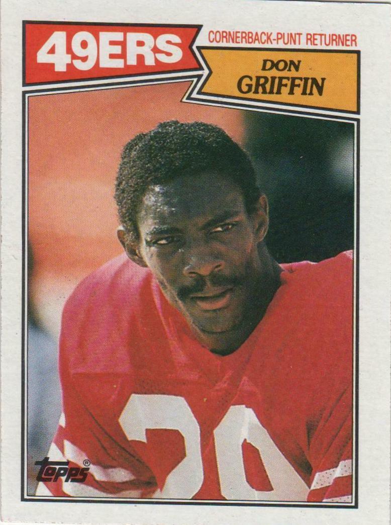 Don Griffin #122 Football Cards 1987 Topps