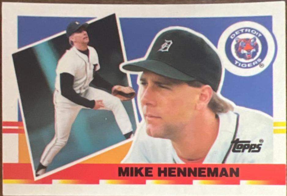 Michael Henneman #41 Baseball Cards 1990 Topps Big Baseball