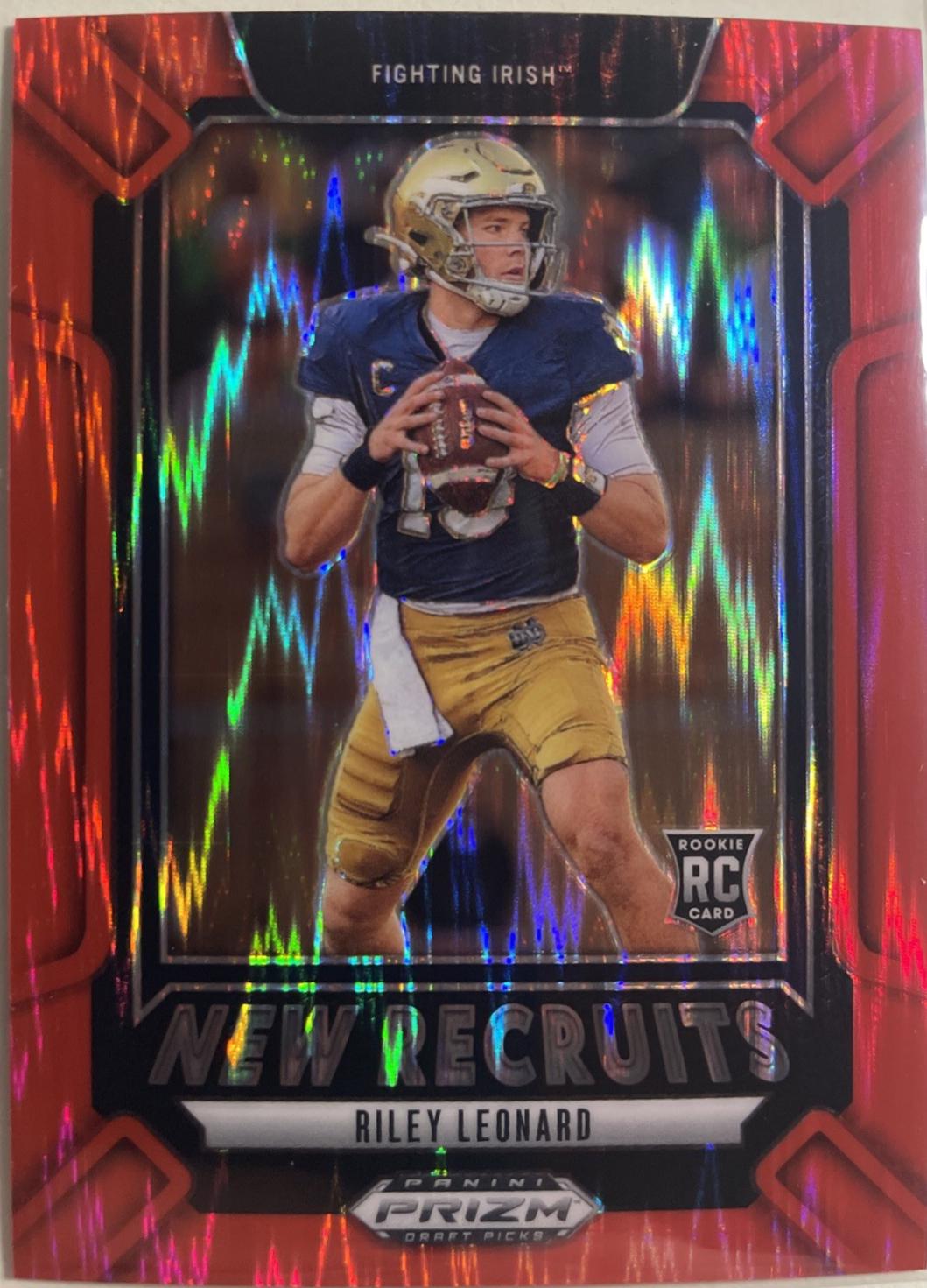 Riley Leonard [Red Flash] #17