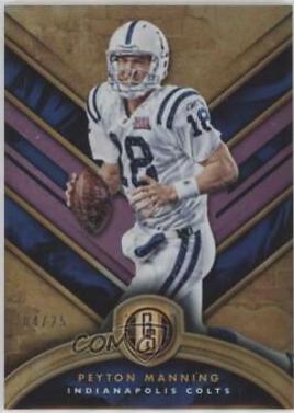 Peyton Manning #112 Football Cards 2019 Panini Gold Standard