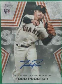 Ford Proctor #BSA-FP Baseball Cards 2023 Topps Series 2 Stars Autographs