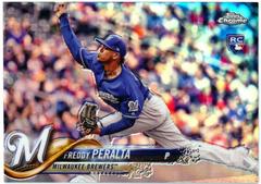 Freddy Peralta [Refractor] #HMT93 Baseball Cards 2018 Topps Chrome Update Prices