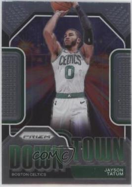 Jayson Tatum #6 Basketball Cards 2020 Panini Prizm Downtown Bound
