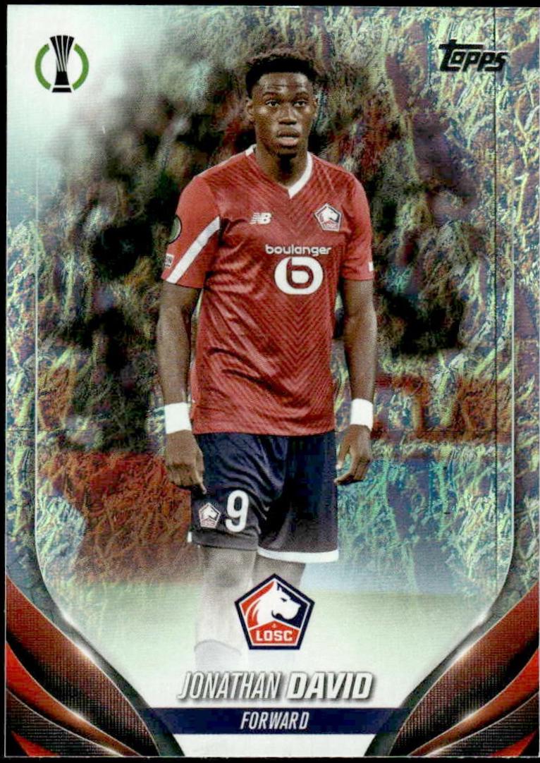 Jonathan David #117 2023 Topps UEFA Club Jade Edition